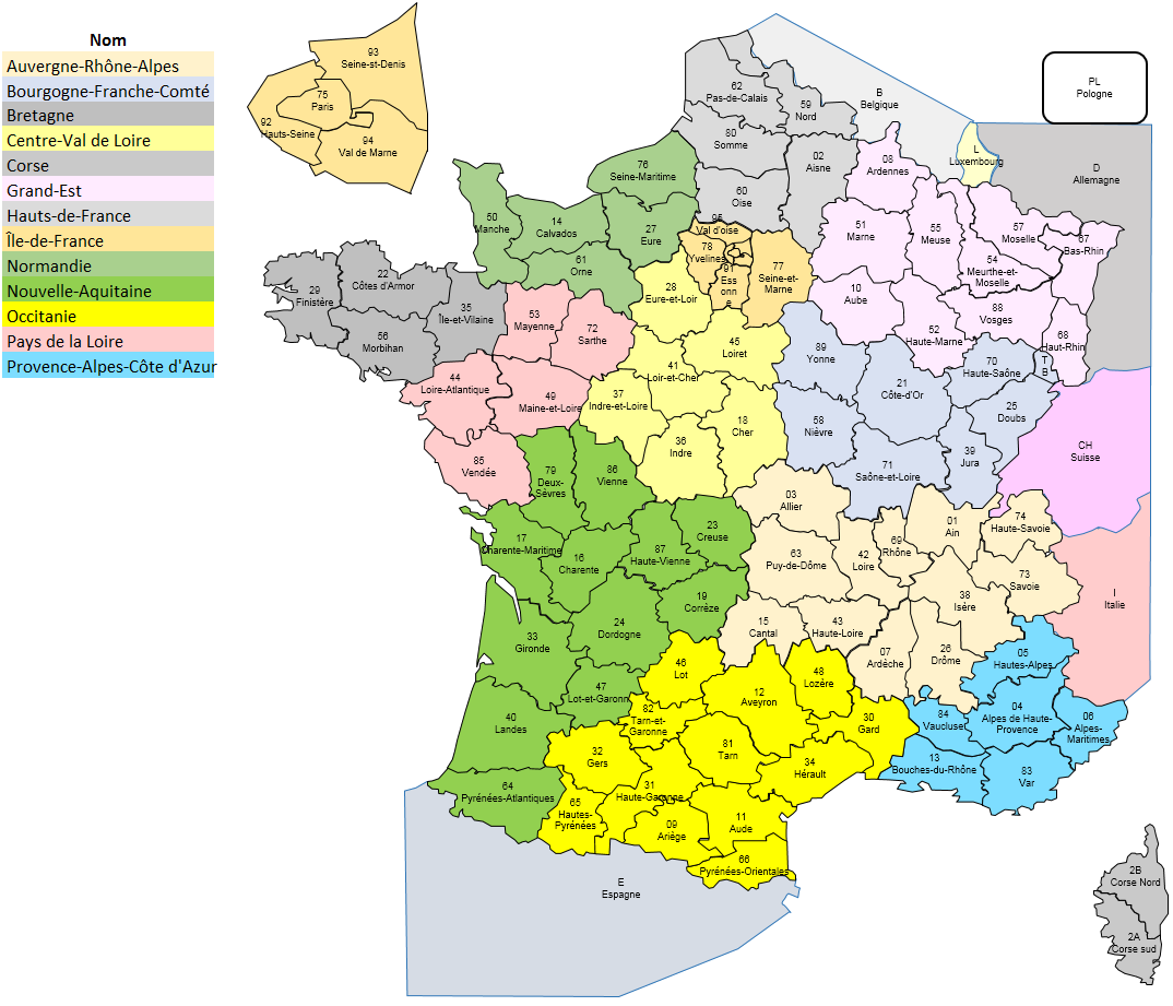 Carte de France